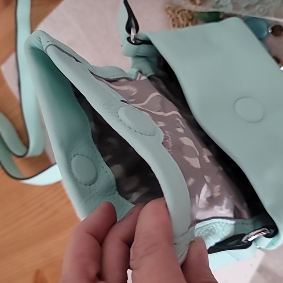 Aimee Kestenberg small crossbows handbag, matching lace scarf, and necklace. - Picture 7 of 7